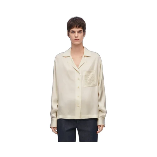 Pyjama blouse in silk