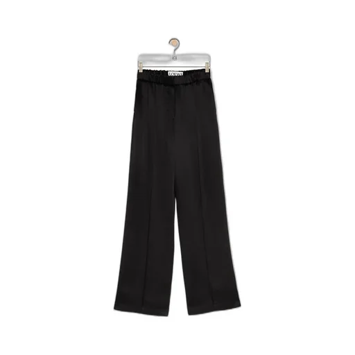 Pyjama trousers in silk
