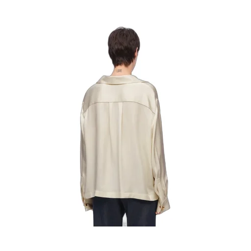 Pyjama blouse in silk