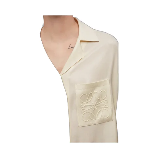 Pyjama blouse in silk