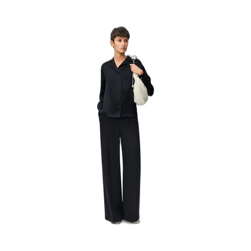 Pyjama trousers in silk