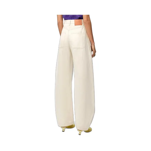 Balloon trousers in cotton and linen