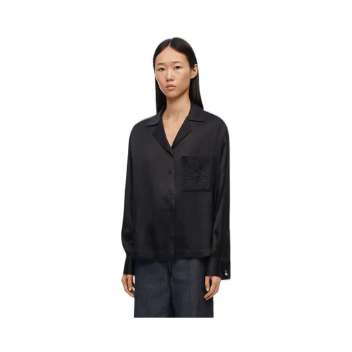 Pyjama blouse in silk