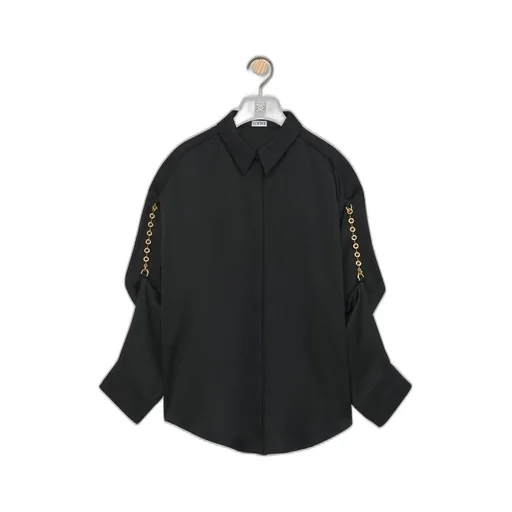 Chain shirt in silk