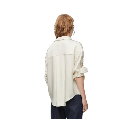 Chain shirt in silk