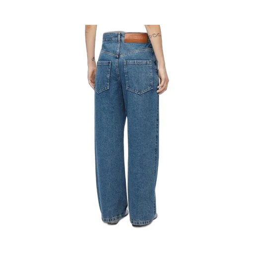 Anagram baggy jeans in denim