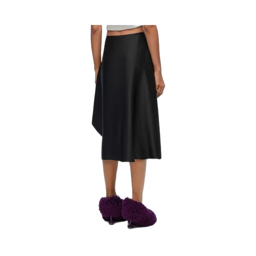 Chain skirt in silk