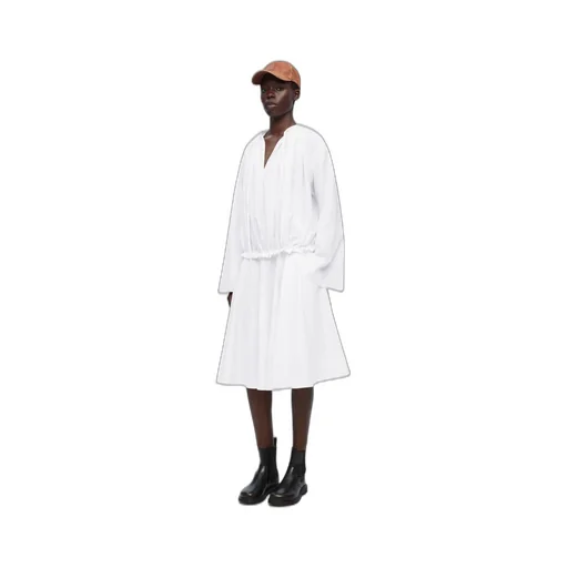 Tunic dress in cotton