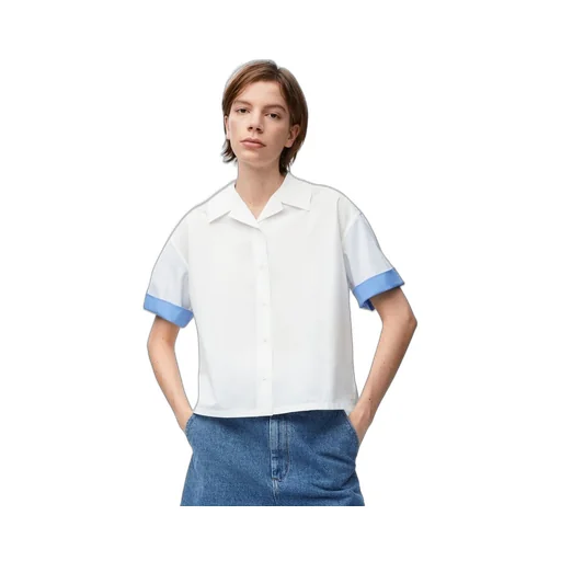 Short sleeve shirt in cotton