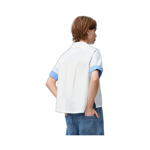 Short sleeve shirt in cotton