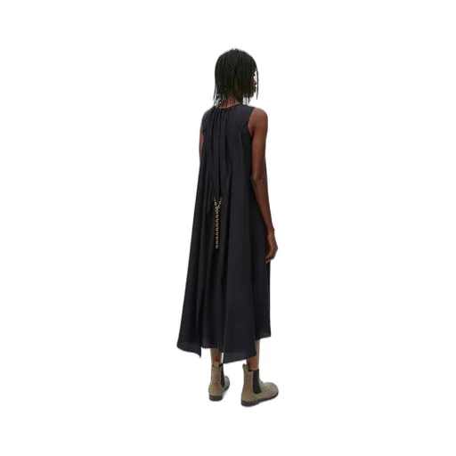 Chain dress in silk