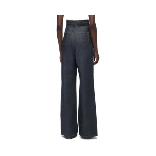 High waisted jeans in denim
