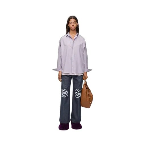 Anagram baggy jeans in denim