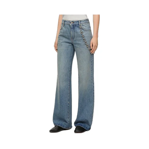 Chain jeans in denim