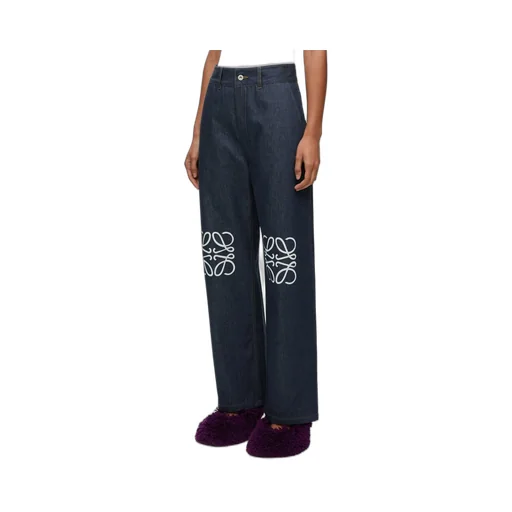Anagram baggy jeans in denim