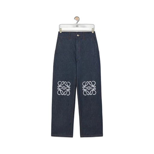 Anagram baggy jeans in denim