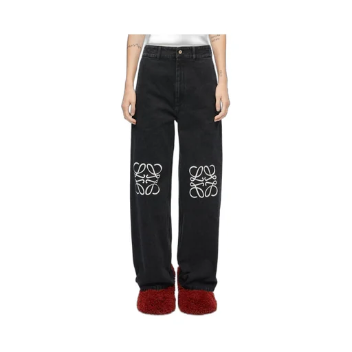 Anagram baggy jeans in denim
