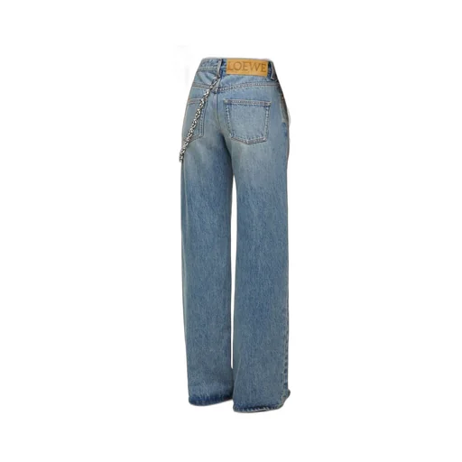 Chain jeans in denim