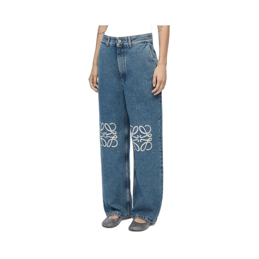Anagram baggy jeans in denim