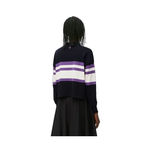 Polo sweater in cotton
