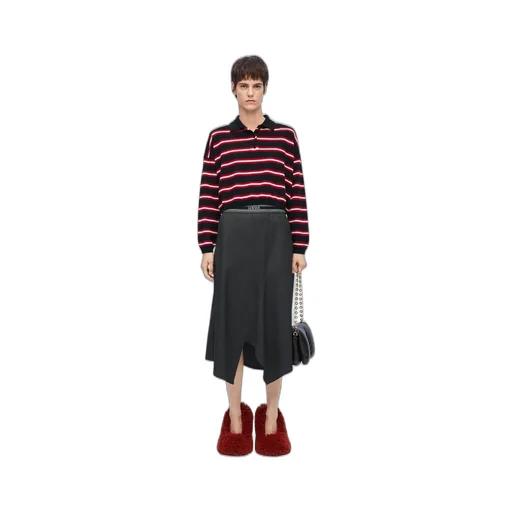 Polo sweater in wool