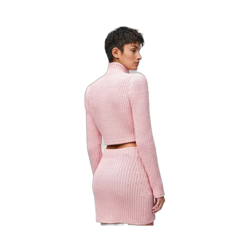 Cropped cardigan In technical knit