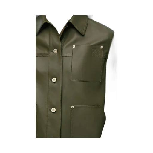Workwear jacket in nappa lambskin