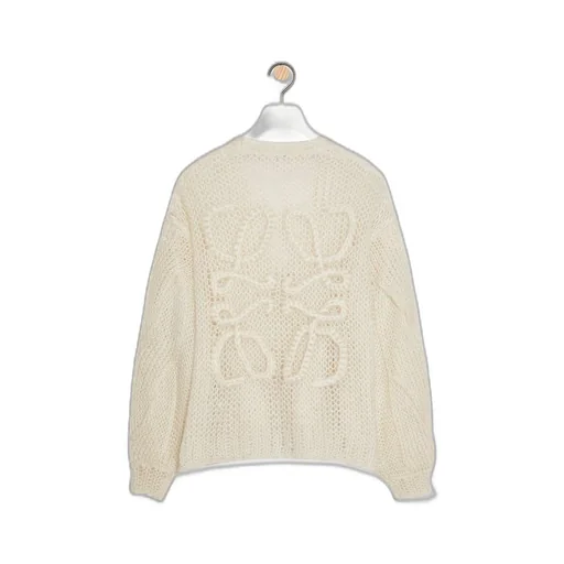 Anagram cardigan in mohair