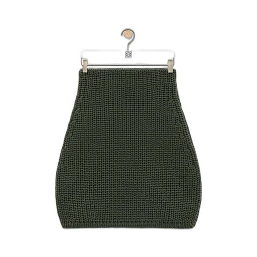 Mini skirt in technical knit