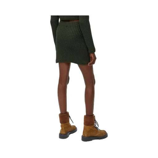 Mini skirt in technical knit