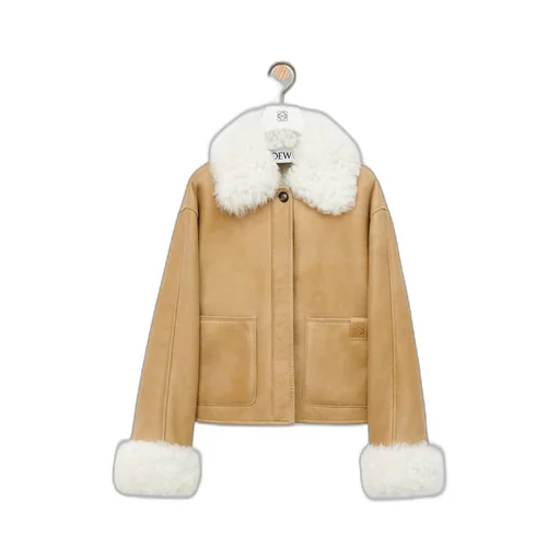 Jacket in shearling