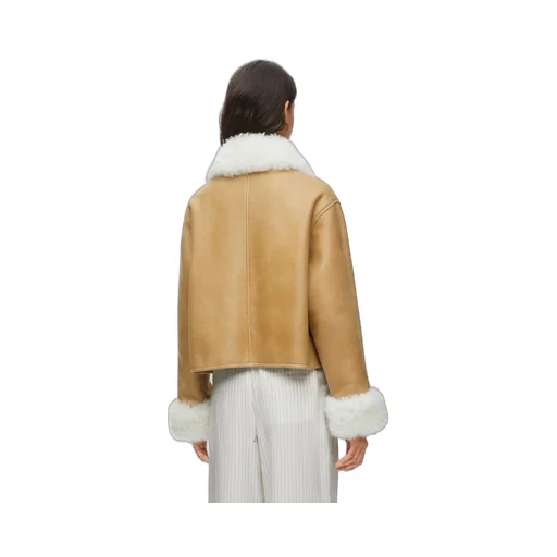 Jacket in shearling
