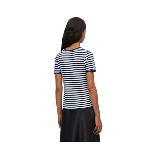 Slim fit T-shirt in viscose blend