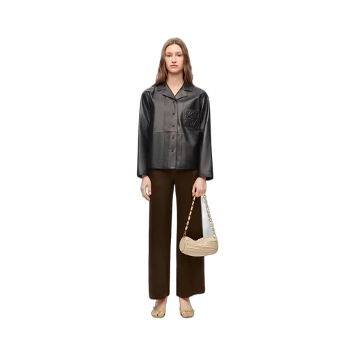 Pyjama blouse in nappa lambskin