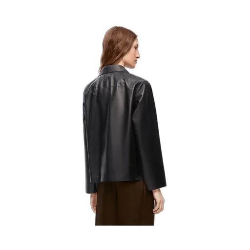 Pyjama blouse in nappa lambskin
