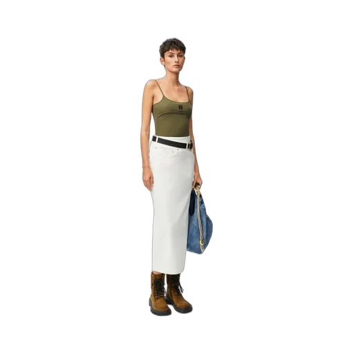 Anagram strappy top in cotton
