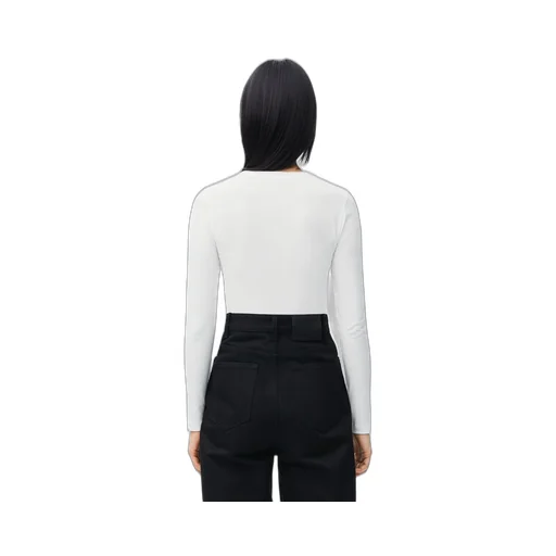 Long sleeve top in modal