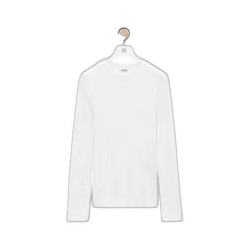 Long sleeve top in modal