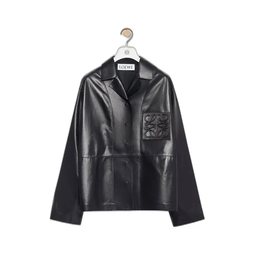 Pyjama blouse in nappa lambskin
