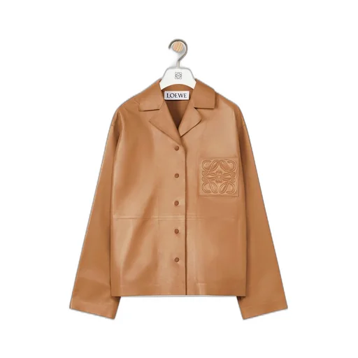 Pyjama blouse in nappa lambskin