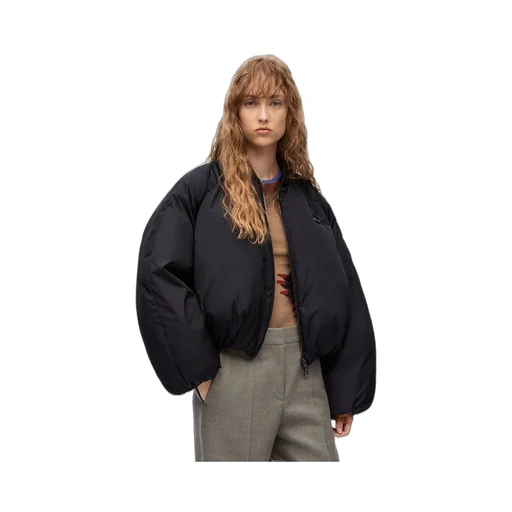 Padded bomber jacket in nylon