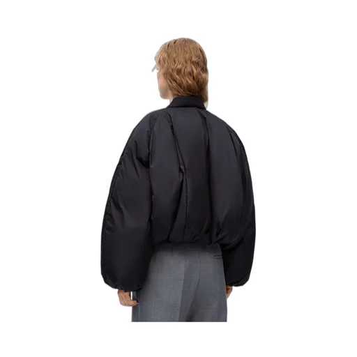 Padded bomber jacket in nylon