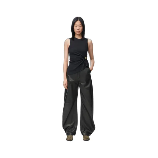 Balloon trousers in nappa lambskin