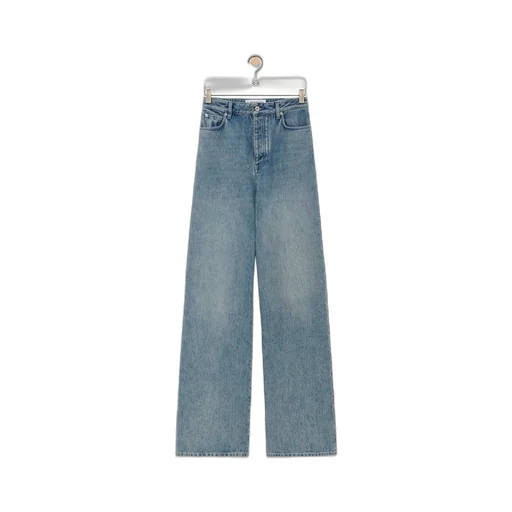 High waisted jeans in denim