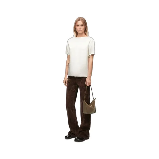 Chain top in technical satin