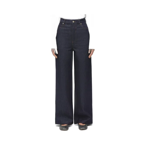 High waisted jeans in denim