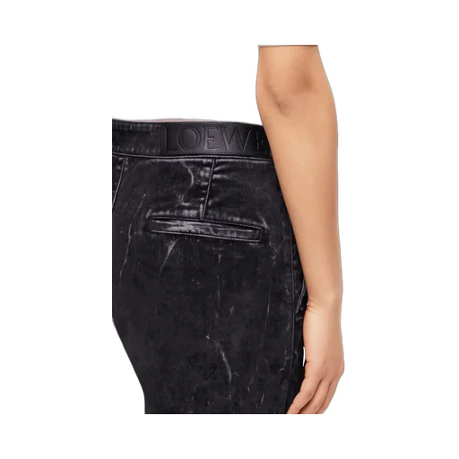 Bootleg jeans in denim