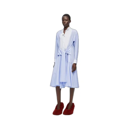 Shirt dress in cotton