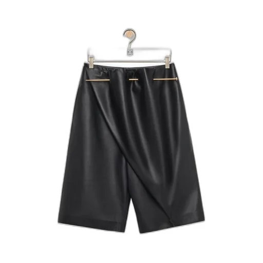 Pin shorts in nappa lambskin