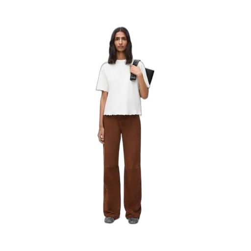 Boxy fit t-shirt in cotton blend